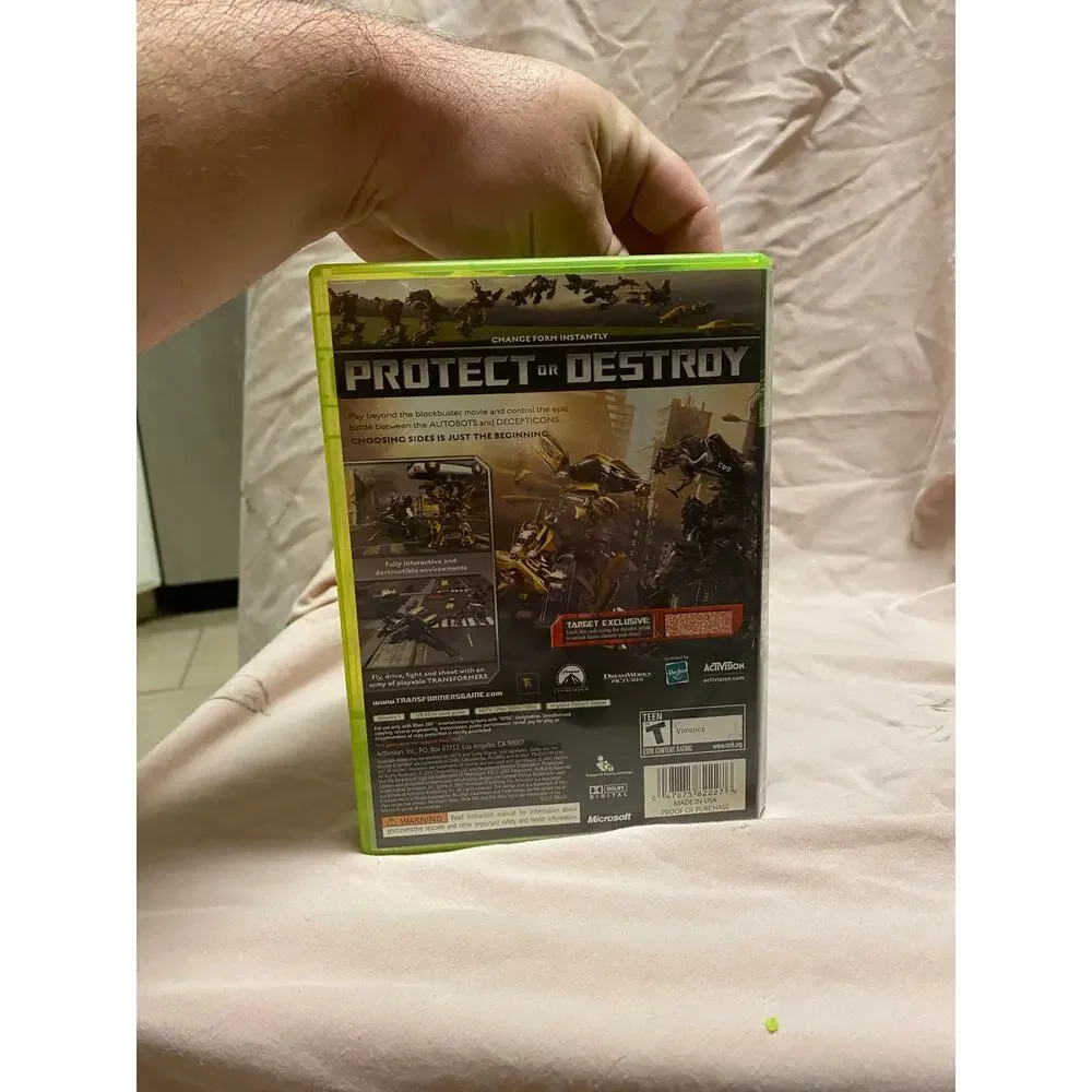 Transformers: The Game (Microsoft Xbox 360, 2007) CIB